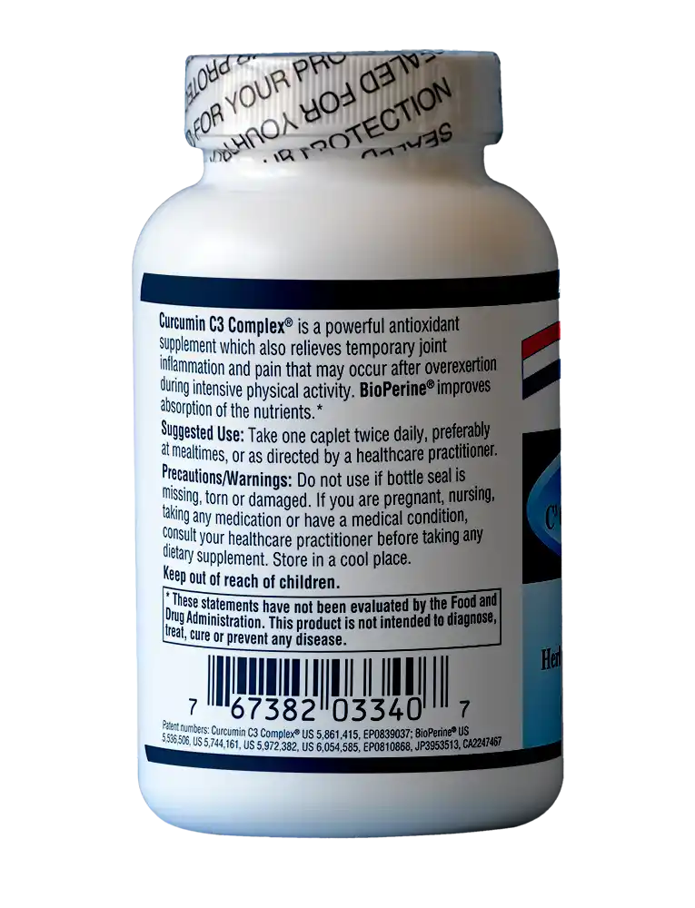 Super Curcumin C3 Complex® w/BioPerine® (1000mg)